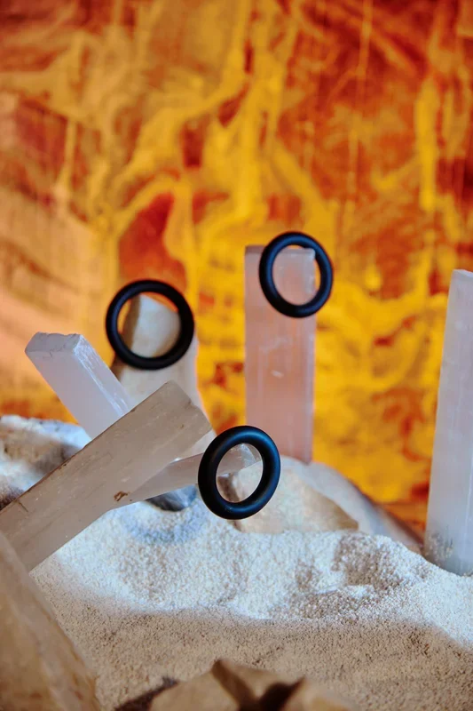 OptiMALE 3 C-Ring Set Silicone Cock Ring Thick (3 Piece Kit) – Blackamoor