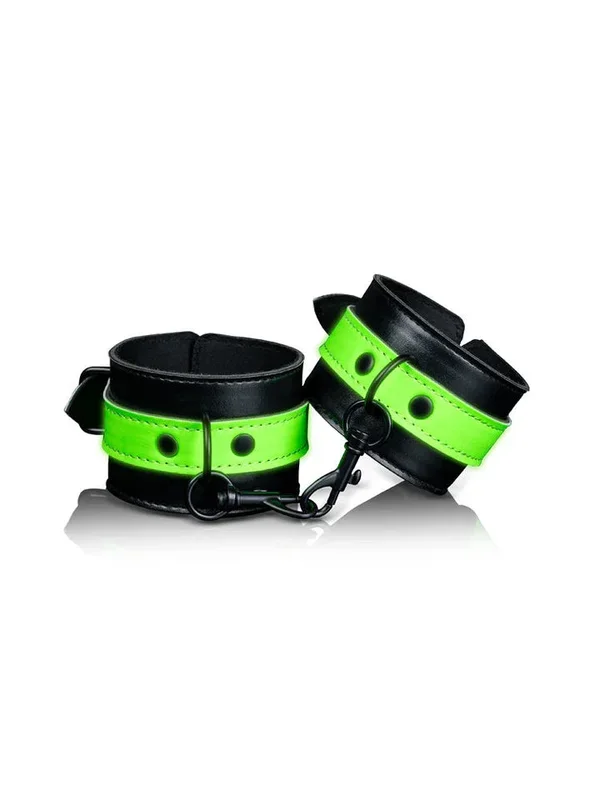 Ouch! Glow Handcuffs – Glow In The Dark – Green