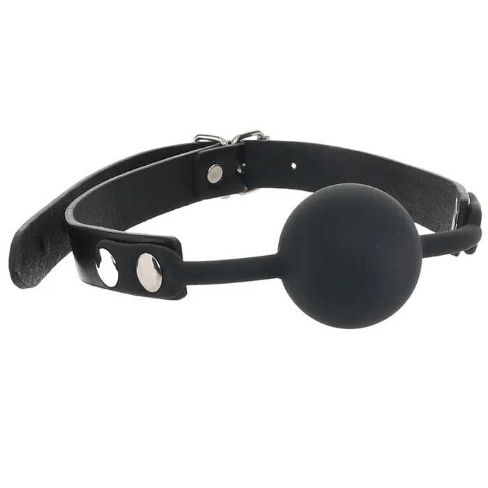 Ouch! Silicone Ball Gag in Black