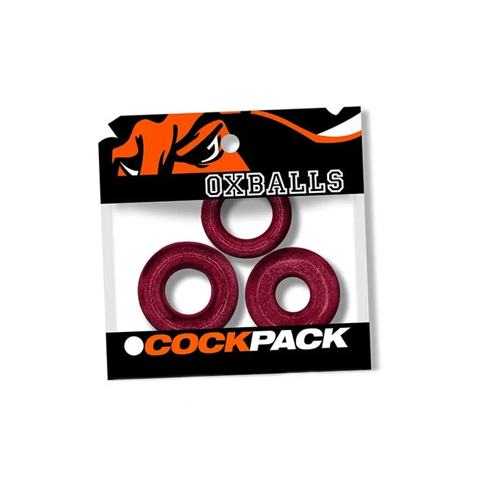 Oxballs Cock Pack 3pk Glittery Cock Ring Set