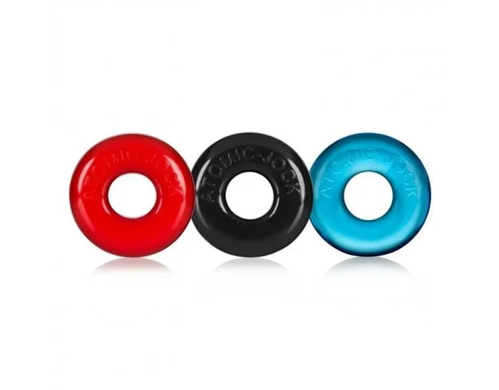 Oxballs Ringer 3-Pack Cockring – Multi Color