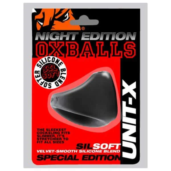 Oxballs Unit-X Stretchy Slimmer Fit Cocksling – Black