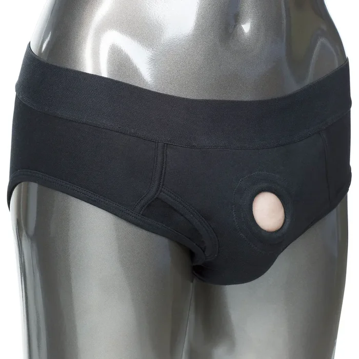 Packer Gear Black Brief Packing Harness By CalExotics – 2XL/3XL