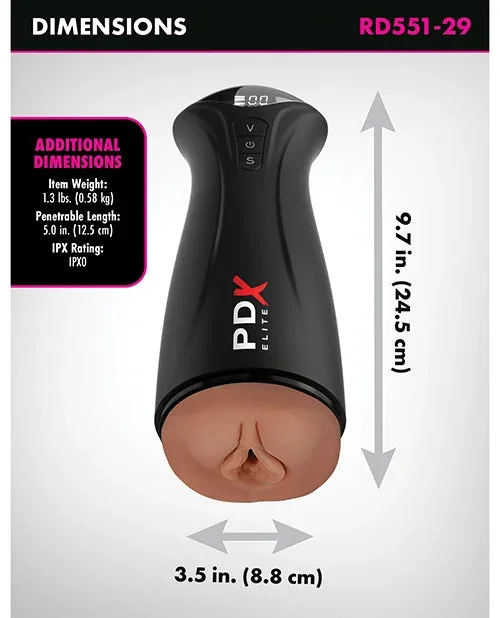 PDX Elite Fuck Gasm Pussy Stroker – Brown