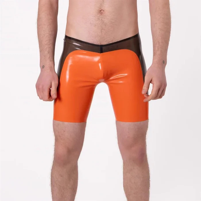 PEAK Rubber Shorts, Semi Trans Smokey Black // Pull In to order