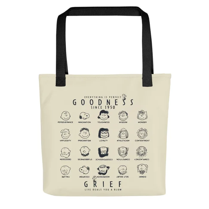 Peanuts Goodness Grief Tote Bag