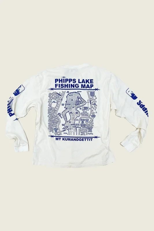 PHIPPS PHIPPS LAKE LONG SLEEVE T WHITE