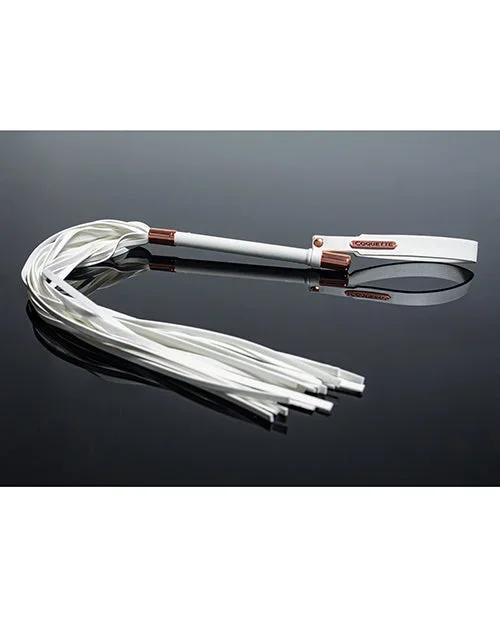 Pleasure Collection Matte Finish Whip – White/Rose Gold