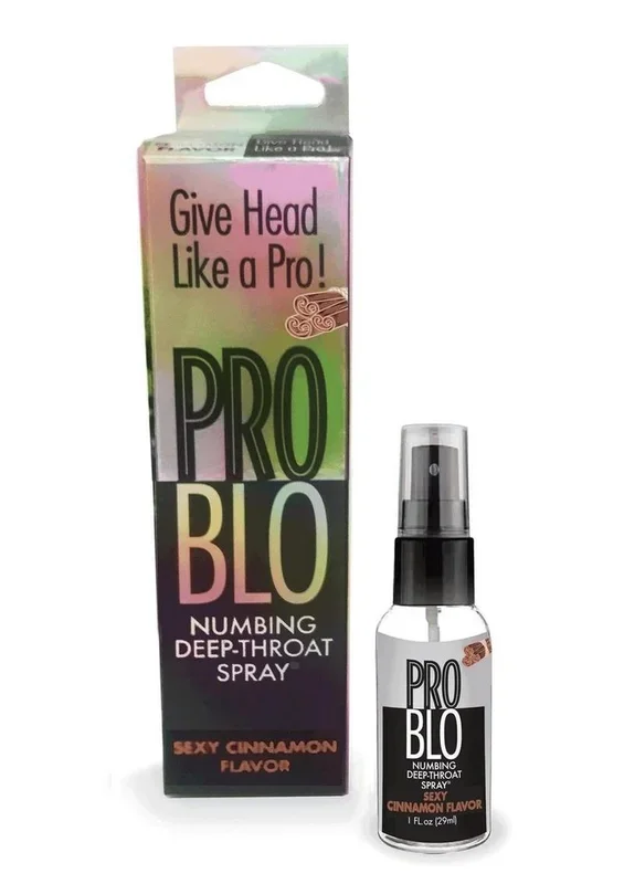 Problo Numbing Deep-Throat Spray 1oz – Sexy Cinnamon