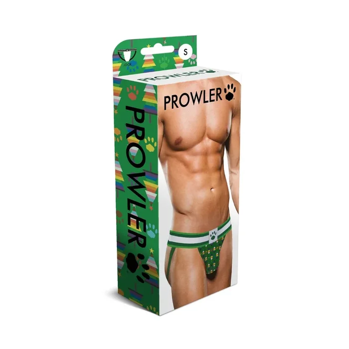Prowler Christmas Tree Jock – Green/Rainbow