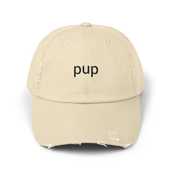 PUP Distressed Cap in 6 colors