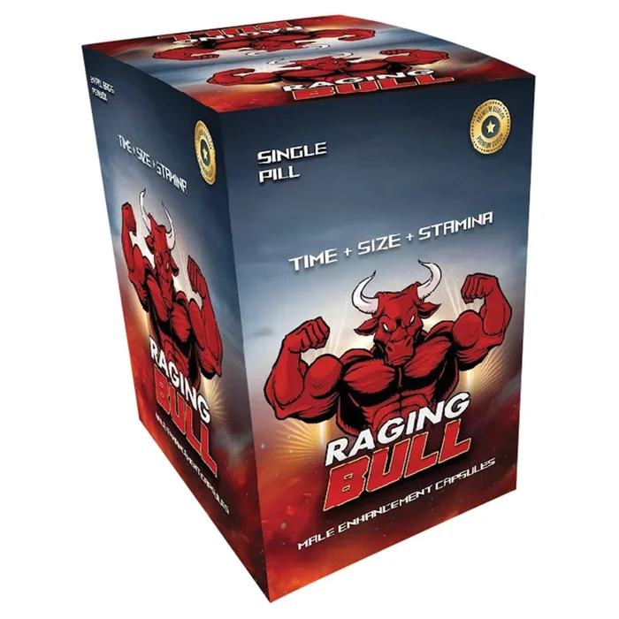 Raging Bull Single Pill Display of 24