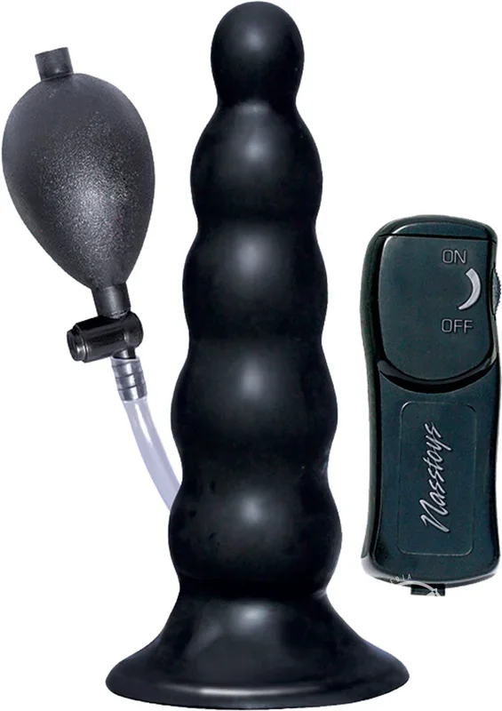 Random Memory Inflatable Vibrating Anal Expander Butt Plug