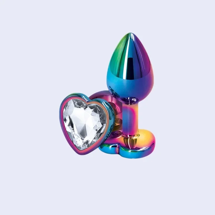 Rear Assets Multicolor Heart Gem Plug