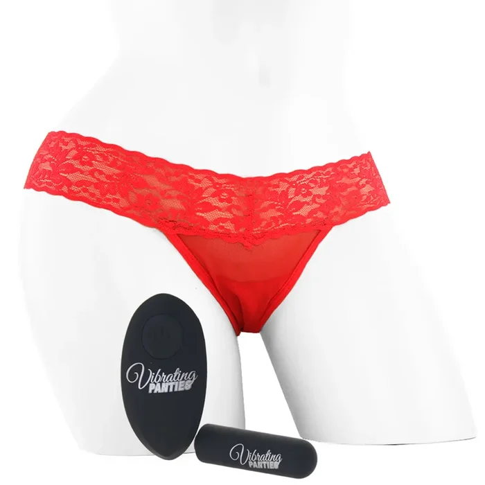 Receiving Set Remote Vibrating Red Panties /L