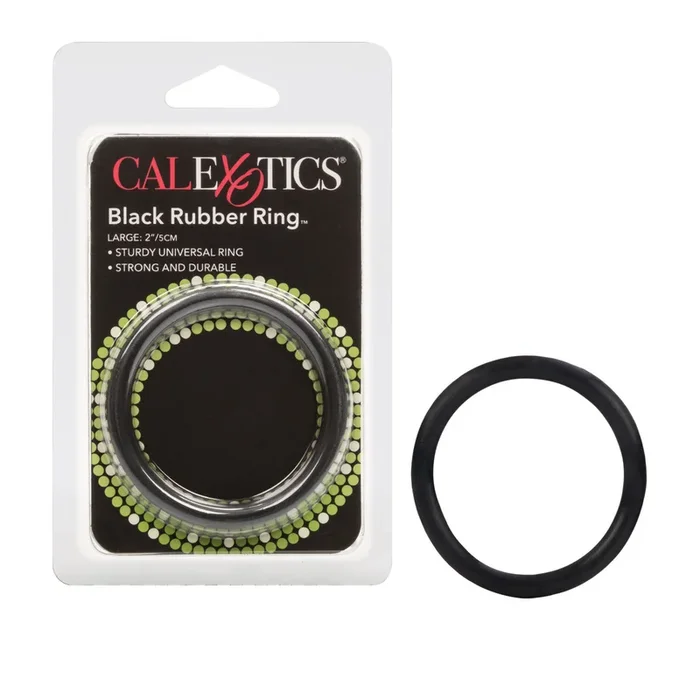 Rings! Black Rubber Cock Ring – Heavy