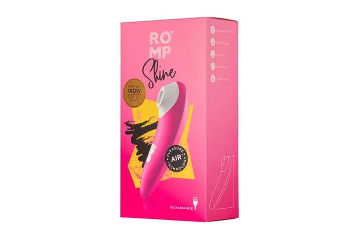 ROMP Shine Rechargeable Silicone Pleasure Air Clitoral Vibrator