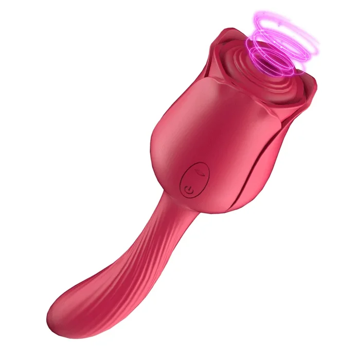 Rosalie 10-Mode Suction Rose Wand Vibrator