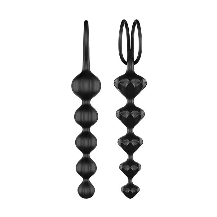 Satisfyer Love Beads Soft Silicone Beads – Set of 2 Black