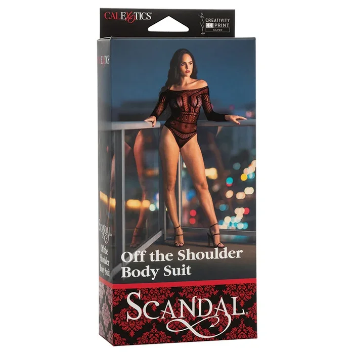 Scandal Off the Shoulder Body Suit-Boxed In