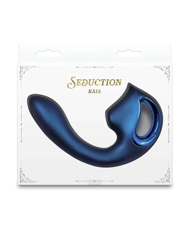Seduction Kaia Metallic Blue – Posable Air Pulse & G-Spot Vibrator