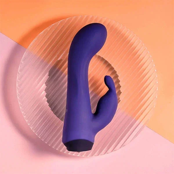 Selopa Plum Job Rechargeable Vibrating Dual Stimulator Vibrator Silicone Purple