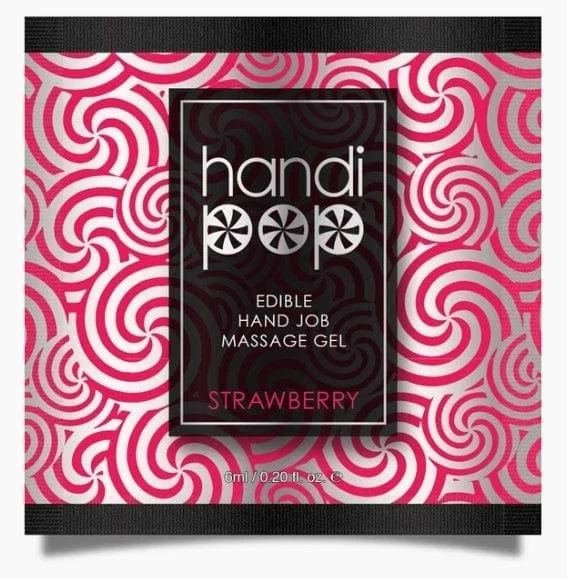 Sensuva – Handipop Strawberry Hand Job Massage Gel Single Use Packet