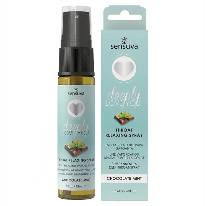 Sensuva Deeply Have Sex You Throat Relaxing Spray-Chocolate Mint 1oz