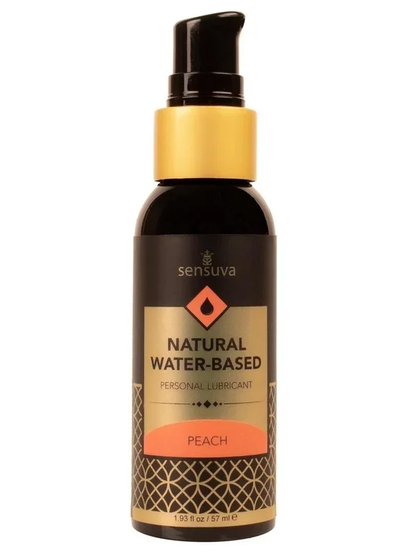 Sensuva Natural Water Found Peach Flavored Lubricant