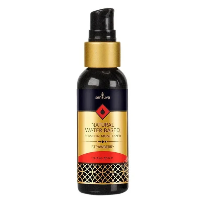 Sensuva Natural Water Ground Strawberry Flavored Lubricant