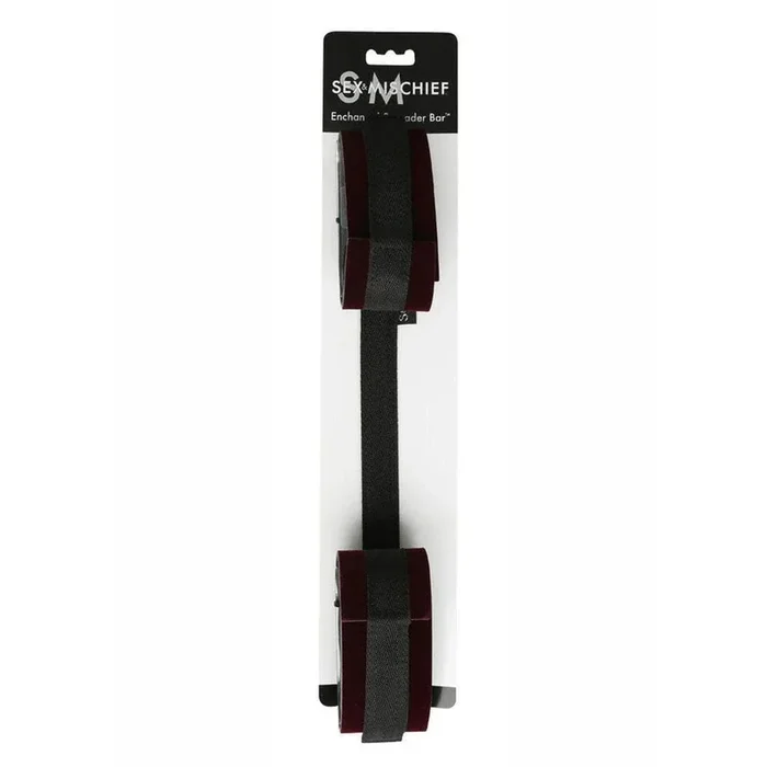 Sex And Mischief Enchanted 10 inch Spreader Bar with Soft Velcro Cuffs
