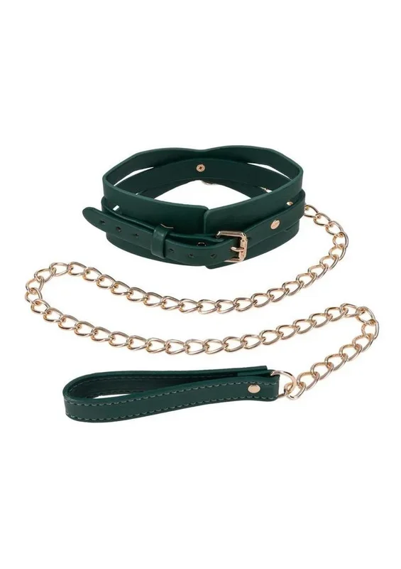 Sex and Mischief Indica Cutout Collar and Leash