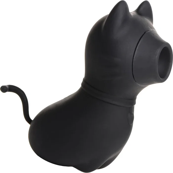 Shegasm Sucky Kitty Silicone Rechargeable Clitoral Pressure Wave Stimulator – Black