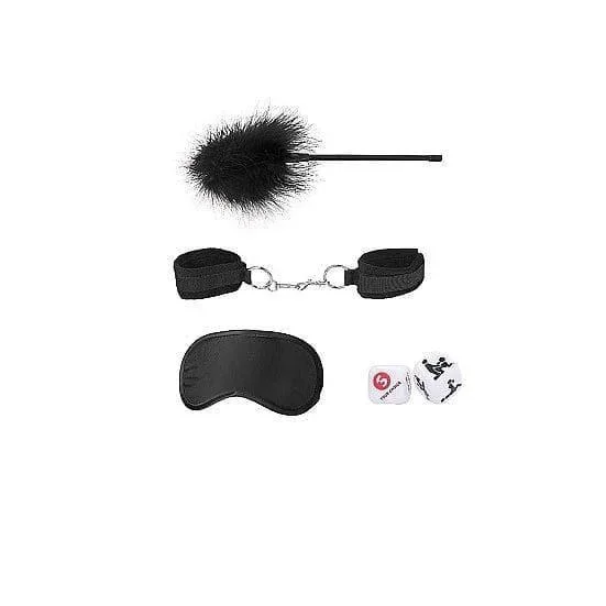 Shots Ouch! 4-Piece Introductory Bondage Kit #2 Black