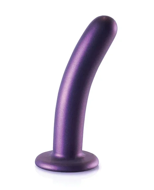 Shots Ouch 6″ Smooth G-Spot Dildo – Metallic Purple