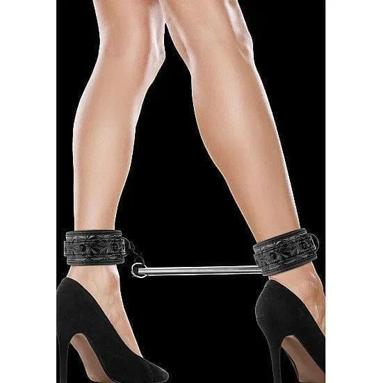 Shots Ouch! Luxury Adjustable Spreader Bar Black
