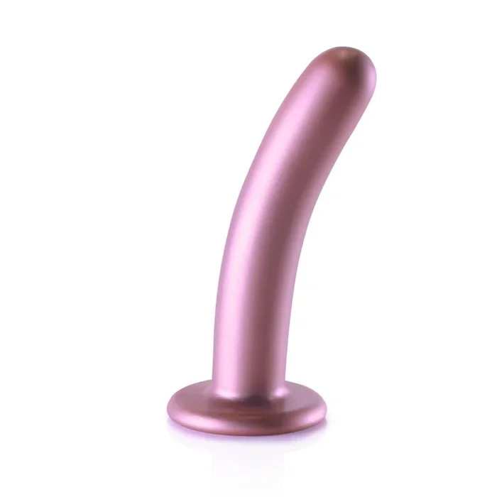 Shots Ouch! Melted Silicone G-Spot 6 Inch Dildo – Rose Gold