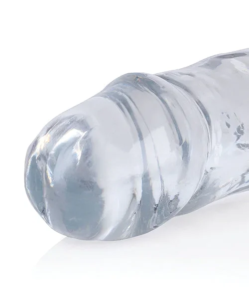 Shots RealRock Crystal Clear 13″ Double Dildo – Transparent