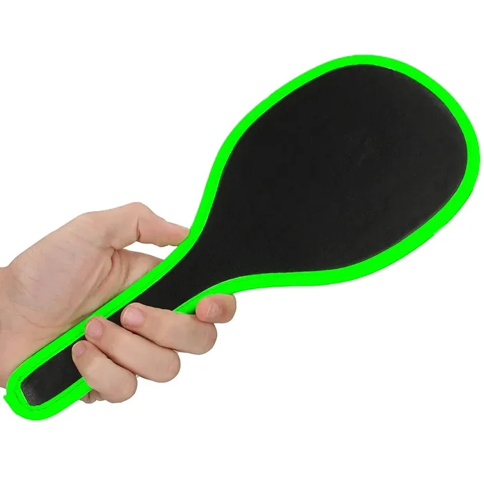 Shots Toys Ouch! Radiate In The Dark Round Paddle