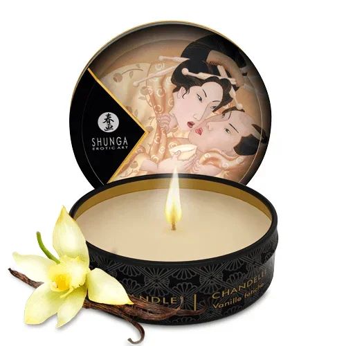 Shunga Mini Massage Candle Vanilla Fetish