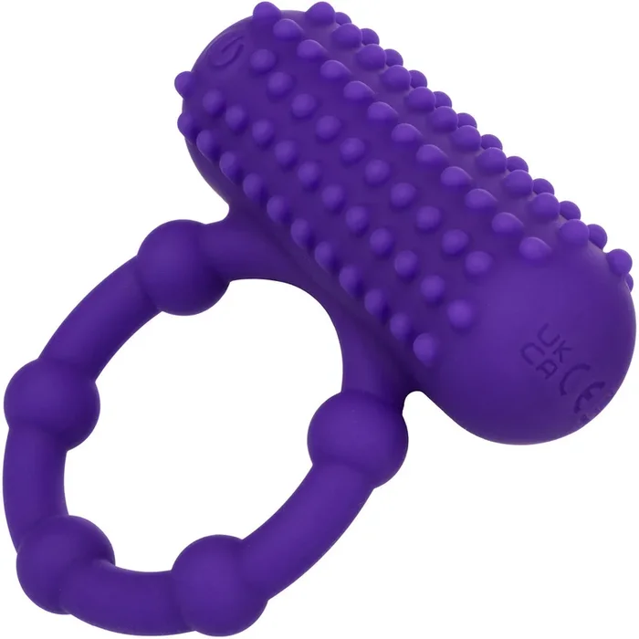 Silicone Rechargeable 5 Bead Maximus Thrill Cock Ring By CalExotics