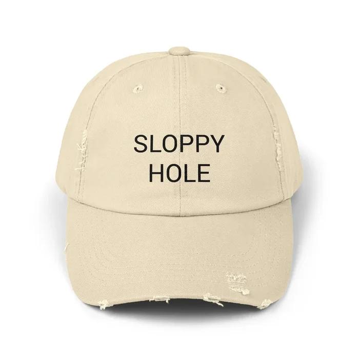 SLOPPY HOLE Distressed Cap in 6 colors