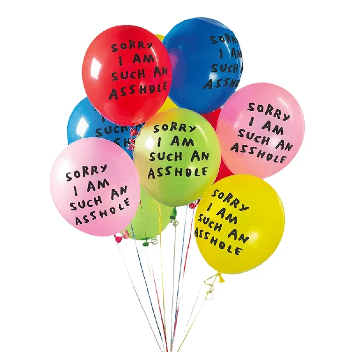 Sorry Balloon Set – Unfortunately Identical Useful Balloons by Adam JK x Third Drawer Consume