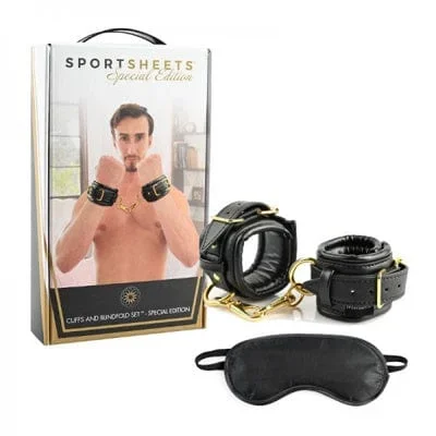 Sportsheets – Cuffs and Blindfold Set – Special Edition