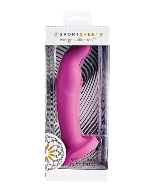 Sportsheets Tana 8″ Silicone G Spot Dildo – Pink