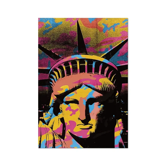 Statue of Liberty By Warhol – Die-Cut Sticker
