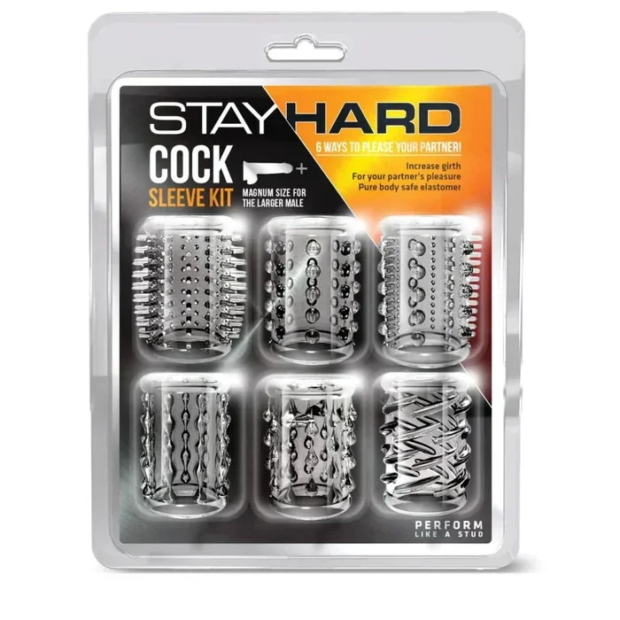 Stay Hard Cock Sleeve Kit – Clear