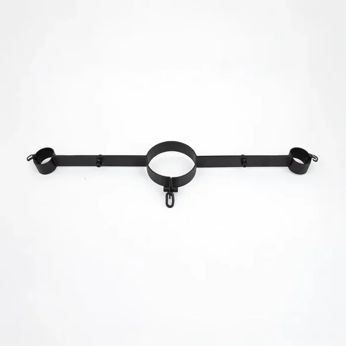 Steel wrist to neck restraint, Black