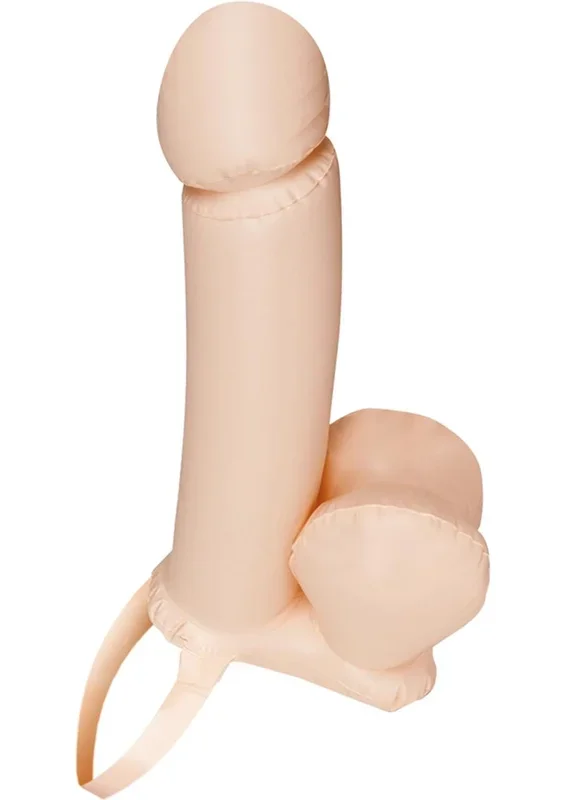 Stimulate It On Inflatable Strap-On Penis