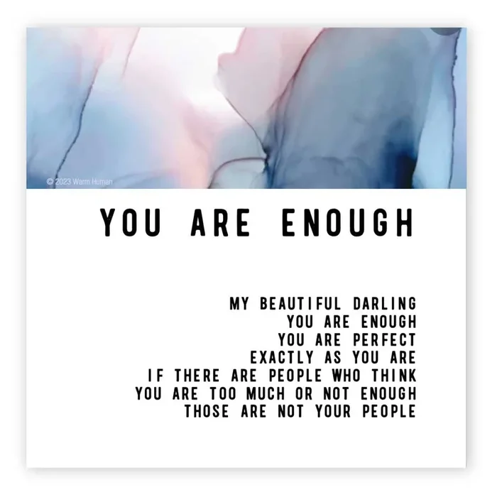 Strong Human You Are Enough Magnet